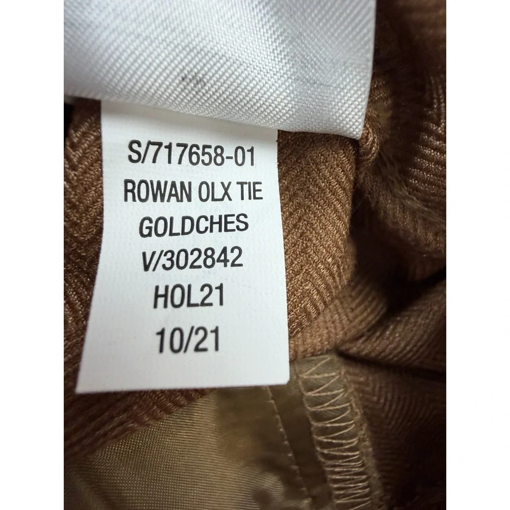Banana Republic Rowan Brown Wide Leg Crop Pants Size 12 Officecore Careerwear